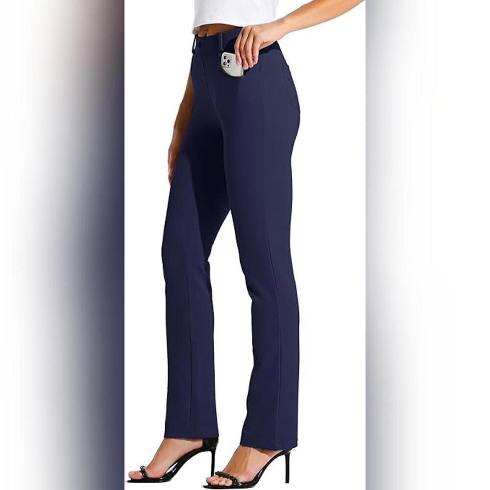 NWT Willit Yoga Straight Leg Work Stretcy Dress Pants Slacks, Medium 28" Inseam